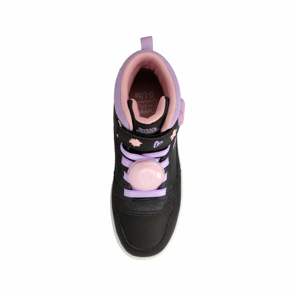 Zapatilla Ni&ntilde;a Bubblegummers Nate Negro - Lila image number 3.0